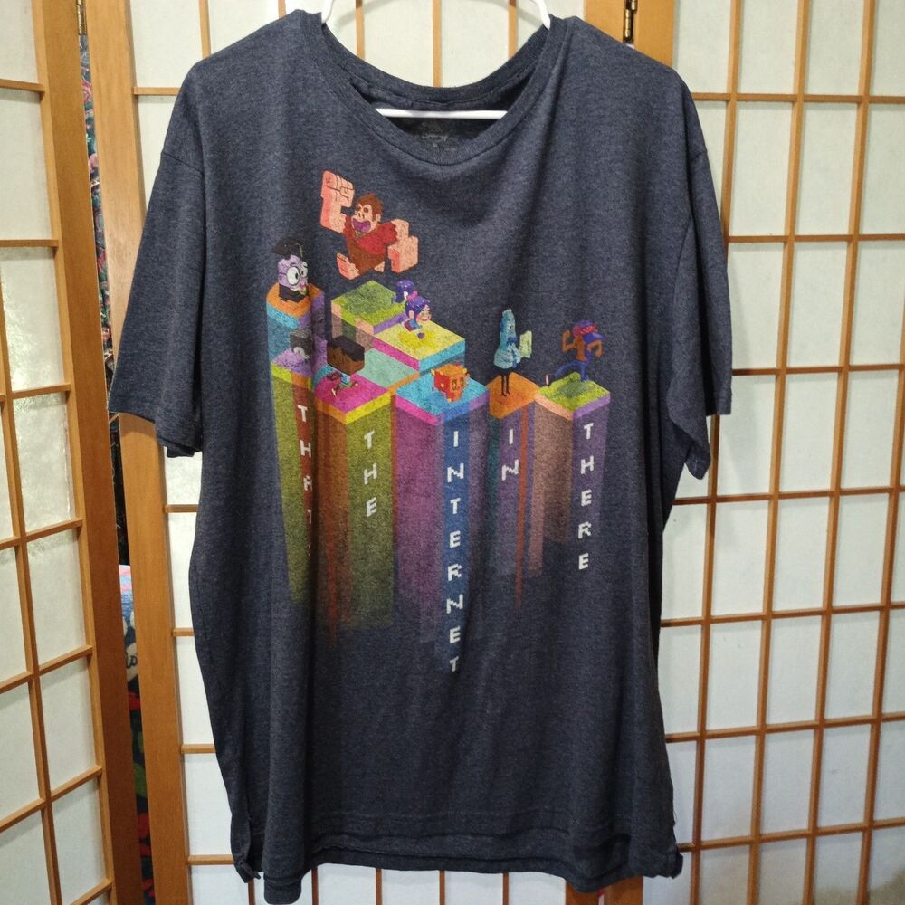 Disney Ralph Breaks the Internet T Shirt Mens XL Wreck It Ralph Graphic Tee